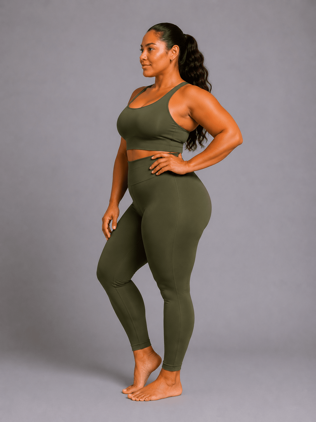 Legging verde militar