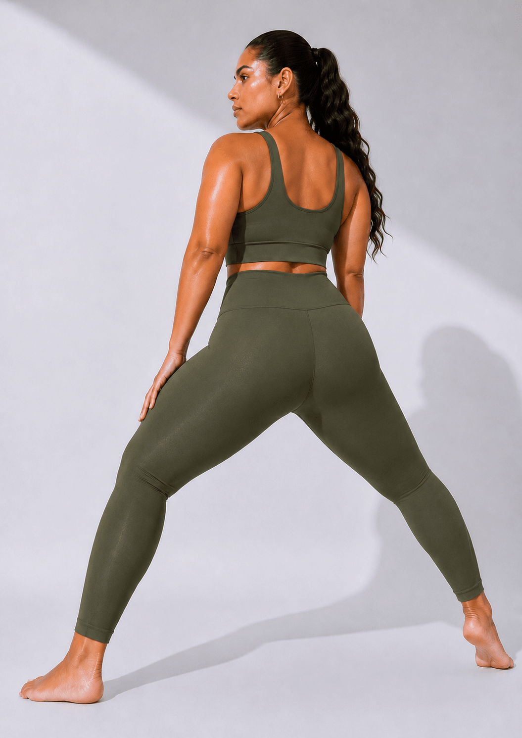 Legging verde militar