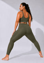 Legging verde militar