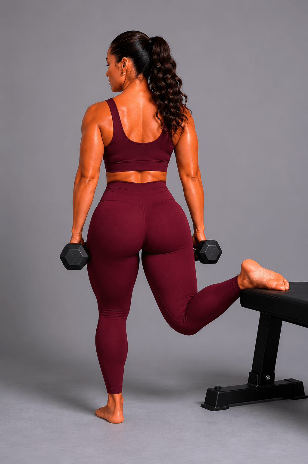 Legging vinho