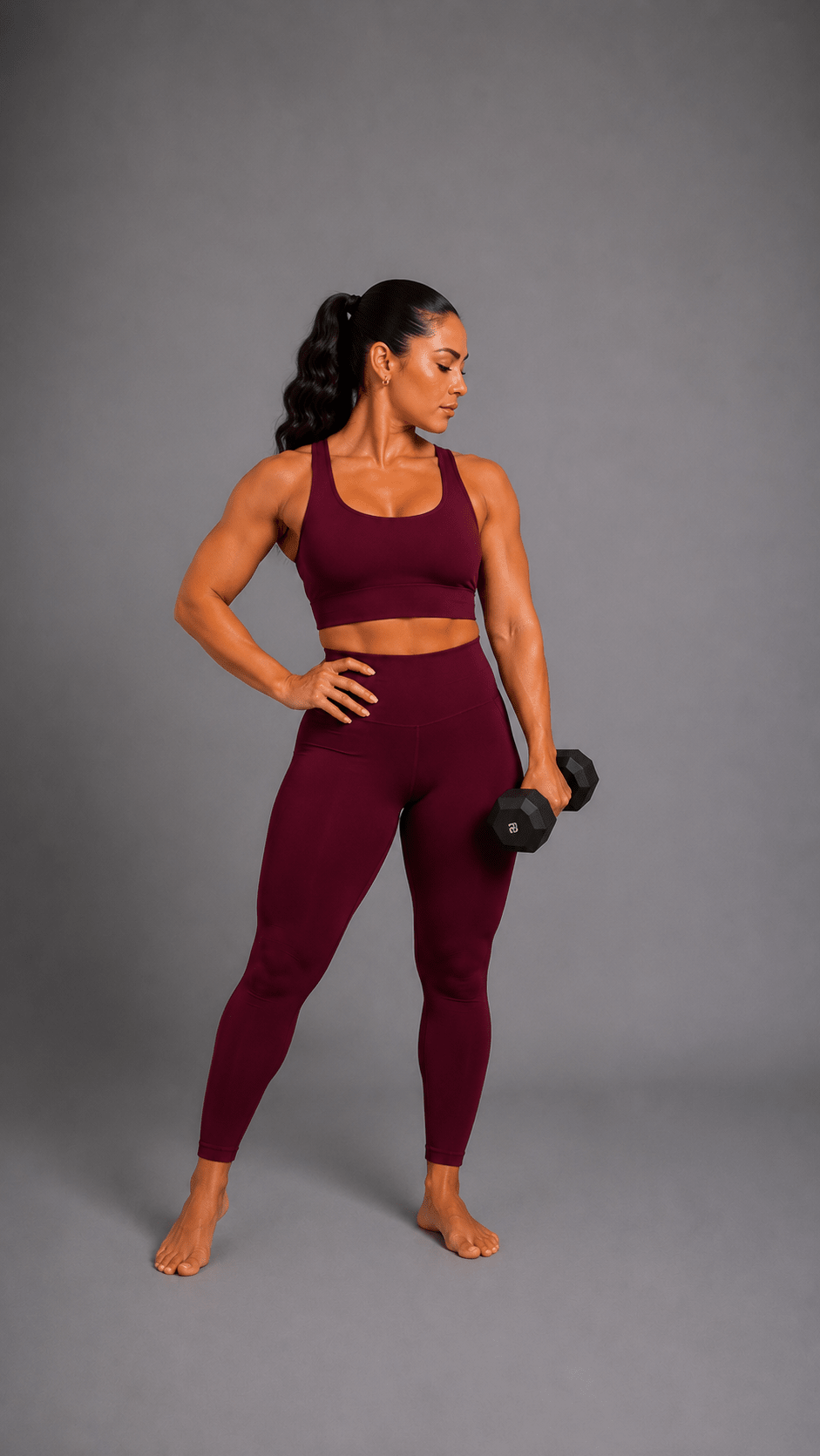 Legging vinho